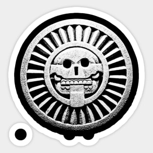 Aztec Skull (stone) Sticker